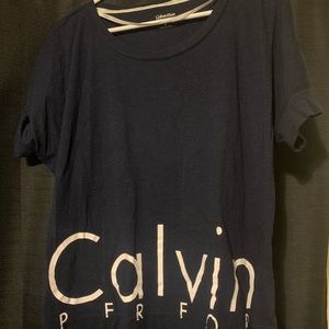 Calvin Klein Performance Navy Blue Top